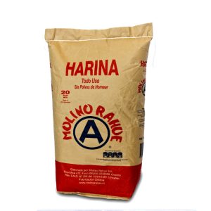 Harina de trigo Molino Rahue, saco de papel 20 kg