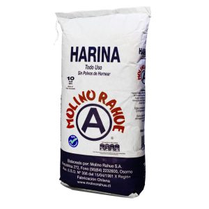 Harina de trigo Molino Rahue 10kg sin blanqueadores