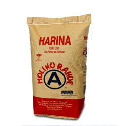 Harina de trigo Molino Rahue, saco de papel 20 kg