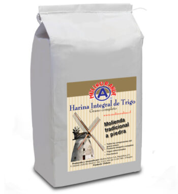 Harina de trigo integral, molienda fina 2 kg