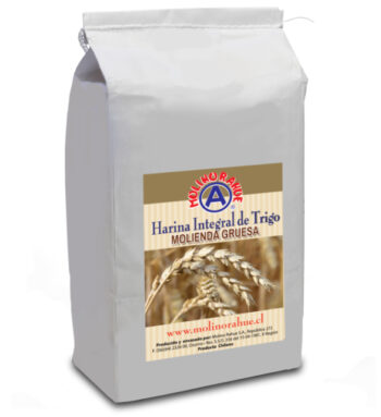 Harina de trigo integral, molienda gruesa, 2 kg