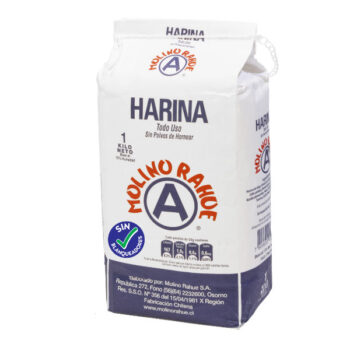 Harina de trigo Molino Rahue 1 kg sin blanqueadores